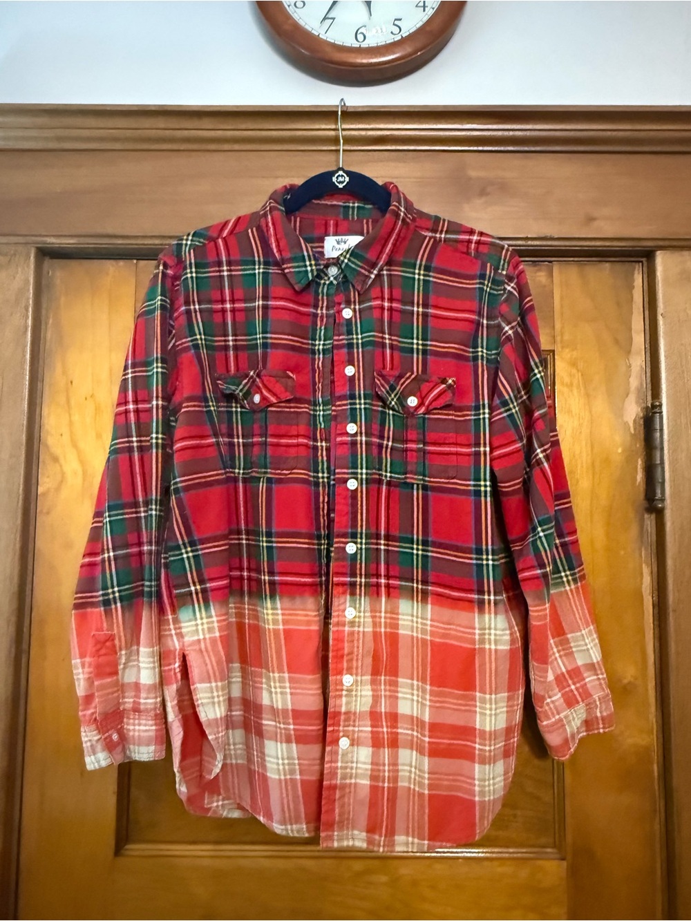 Panache Tartan Flannel Shirt in Red, Green & Brown